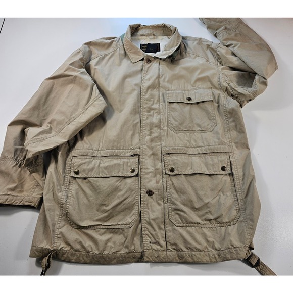 Vintage eddie bauer size large men's cargo pocket jacket windbreaker outdoor - - Picture 4 of 10